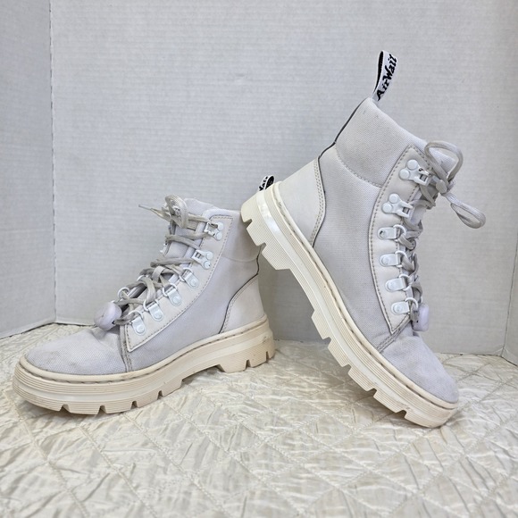 Dr. Martens Shoes - Dr. Martens AirWair Combs W Tech White Womens 7 LY004 Festival Forest Docs